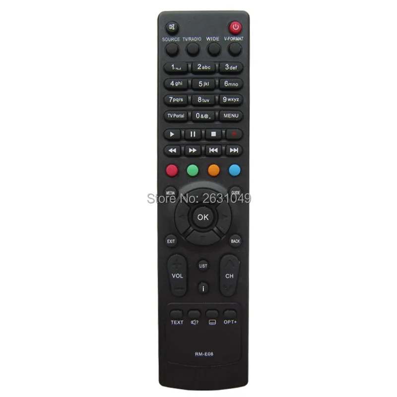 

RM-E08 remote control for HUMAX VAHD-3100S ax-7000i aka 5150/5151