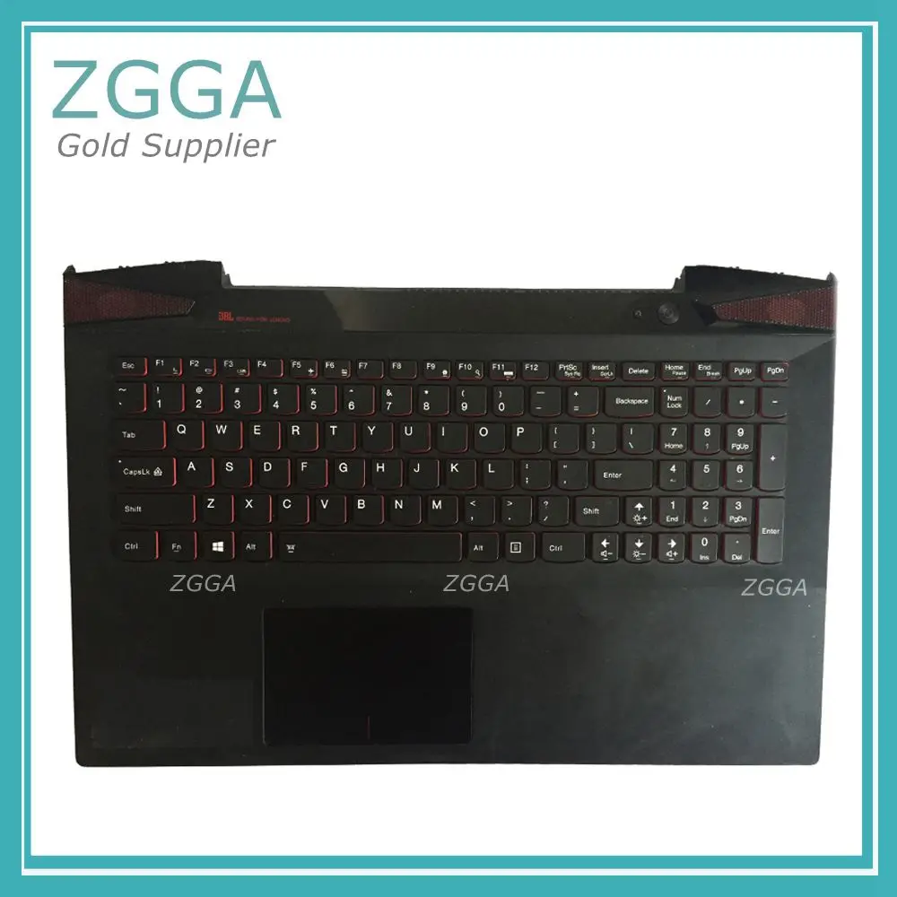 Упор для рук lenovo IdeaPad Y50 Y50-70 ноутбука верхняя крышка с устройство с клавиатурой US Подсветка Сенсорная панель рамка AP14R000A00