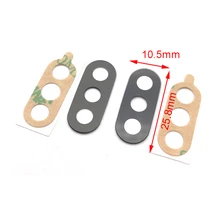 2 шт./лот, для Xiao mi 6X mi 6X mi A2 задняя камера стеклянная крышка объектива Замена запасных частей с клеем