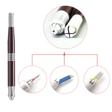 Постоянный макияж бровей татуировки микроблейдинга татуировка перо микроблейдинга лезвия татуировки иглы руководство держателя микроблейдинга аксессуары холдер тату держатель иголки для татуажа иглодержатель тату