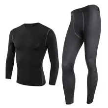 Men Pro Conpress Fitness Winter Thermal Underwear Set Quick Dry Gymming Male Spring Autumn Sporting Runs Yogaing Long Johns 1920