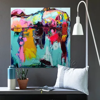 

Hand painted Francoise Nielly Palette knife portrait Face woman Oil painting Character figure canva wall Art picture16-14