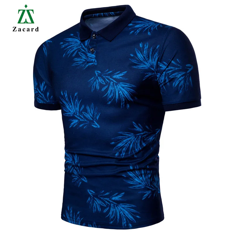 Men Clothes 2018 Summer Men Polo Shirts Short Sleeve Men Maple Leaf