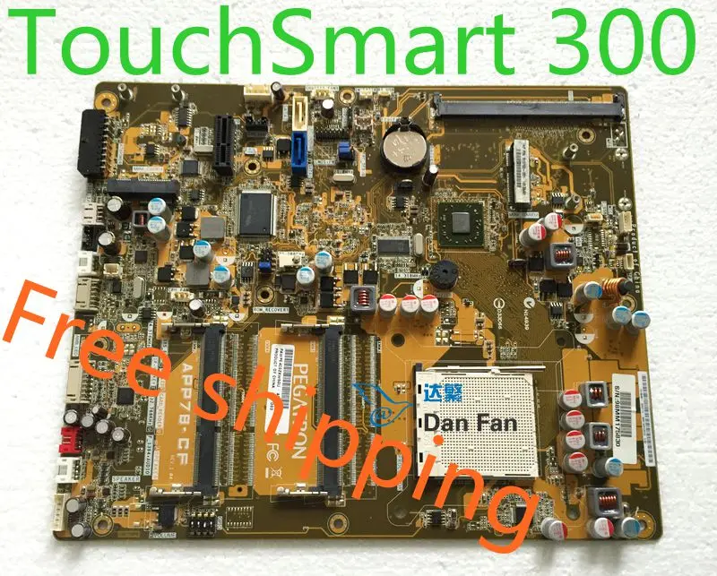 new pc motherboard 510762-001 For HP TouchSmart 300 300-1040IN AIO Motherboard APP78-CF 510762-002 Mainboard 100%tested fully work top motherboard for pc