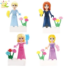 4pcs Friends Elsa Anna Princess Doll Building Blocks Compatible Legoed Friend font b Figures b font