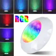 Mising 12 Вт Светодиодный светильник для бассейна IP68 Водонепроницаемый AC12-24V открытый RGB подводный светильник для пруда светодиодный Piscina Luz точечный светильник