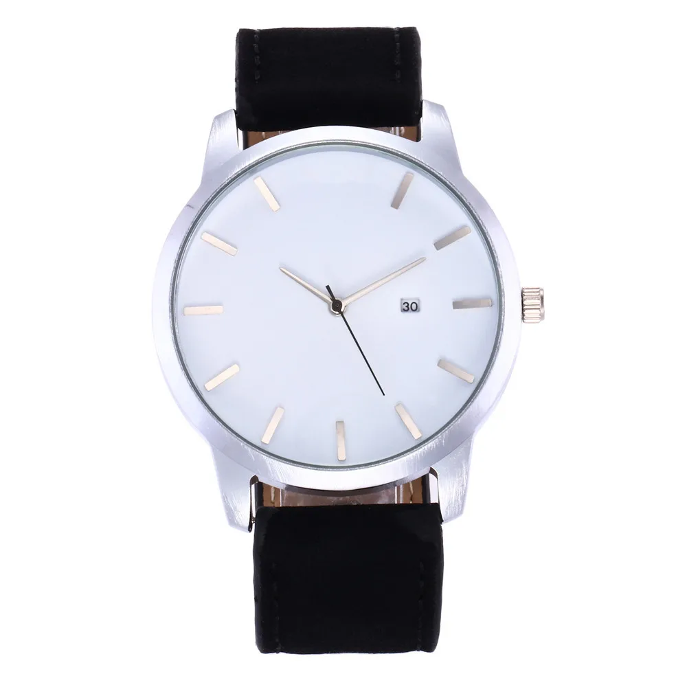 

Relogio Masculino 2019 Fashion Military Sport Wristwatch Men Watch Leather Quartz Men's Watch Complete Calendar Watches Clock F