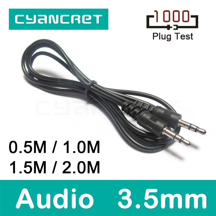 

AUX Cable Jack 3.5mm Audio Cable 3.5 mm Jack Speaker Line Male to Male Cable for Mobile Phone Car Computer Headphone Speaker