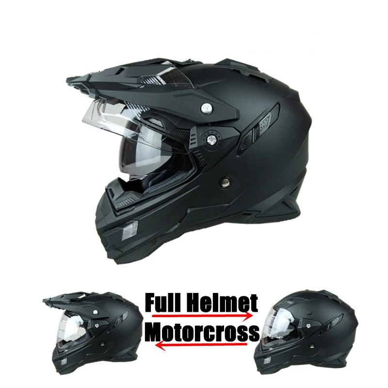 THH Motocross Helmets ATV MTB Off road helmet Top Dual Visor Durable