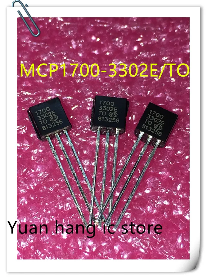 

10PCS new spot MCP1700-3302 - e/TO MCP1700-3302E/TO MCP1700-3302E MCP1700 TO92 linear regulators