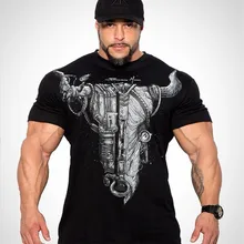 Бренд BULKING, мужские хлопковые футболки, модные повседневные спортивные тренажеры, фитнес-тренировки, футболки с короткими рукавами, новые летние мужские топы, одежда