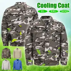 2 в 1, защитный кондиционер, ветряная куртка, вентилятор, костюм, USB линия, лето, Heatstroke, охлаждающий вентилятор, обслуживание сельского