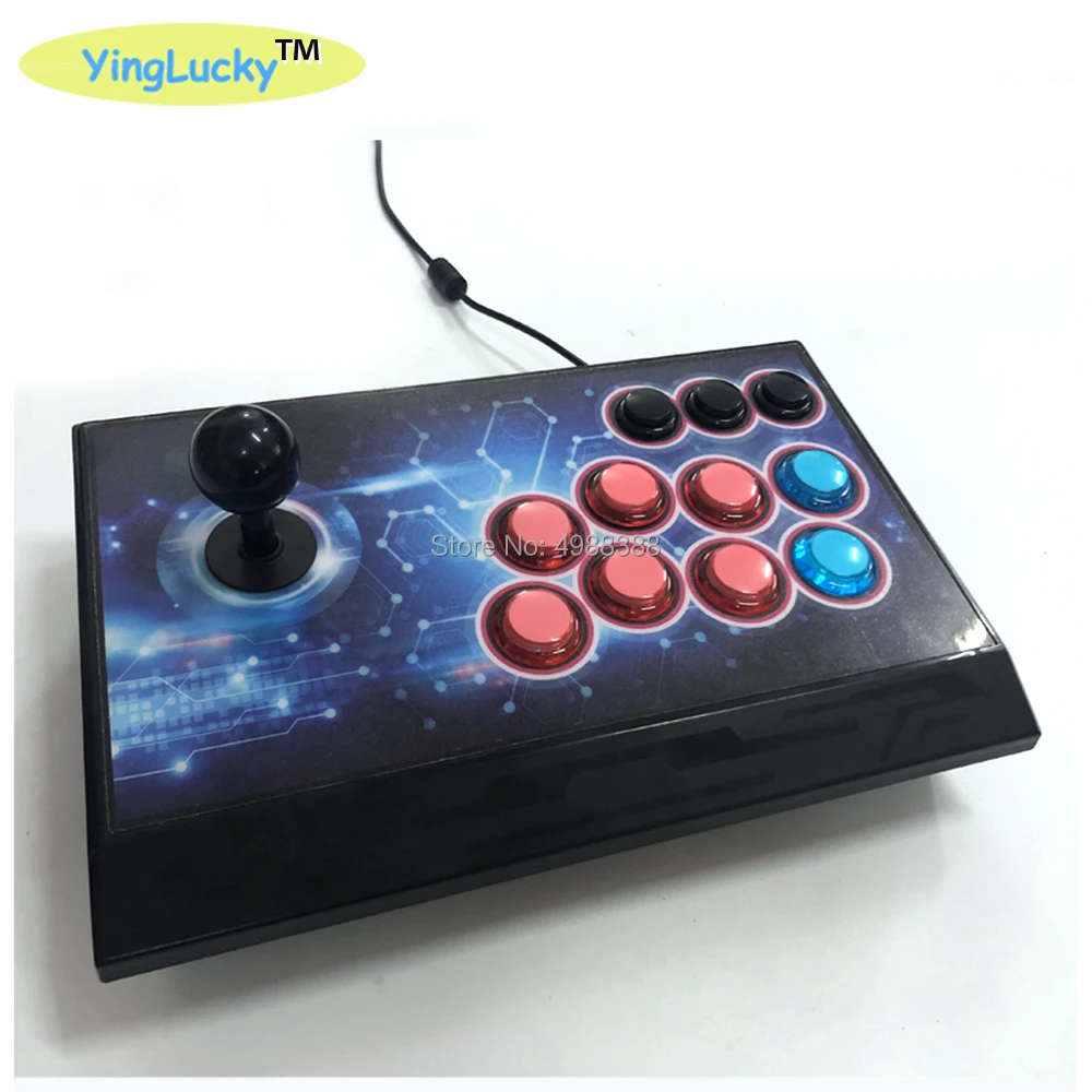 Yinglucky Pandora Box 3D 2448 SANWA игры Нулевая задержка 8 кнопок джойстик PCB контроллер 100 шт 3D Ретро игры аркадная консоль - Цвет: Single game box-3D