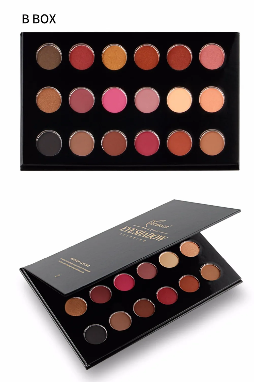 Niceface 18 Colors Natural Eye Shadow Palette Eyeshadow Shadow Shade for Eyebrows Makeup Set Nude Eyeshadow Palette Maquiagem (9)
