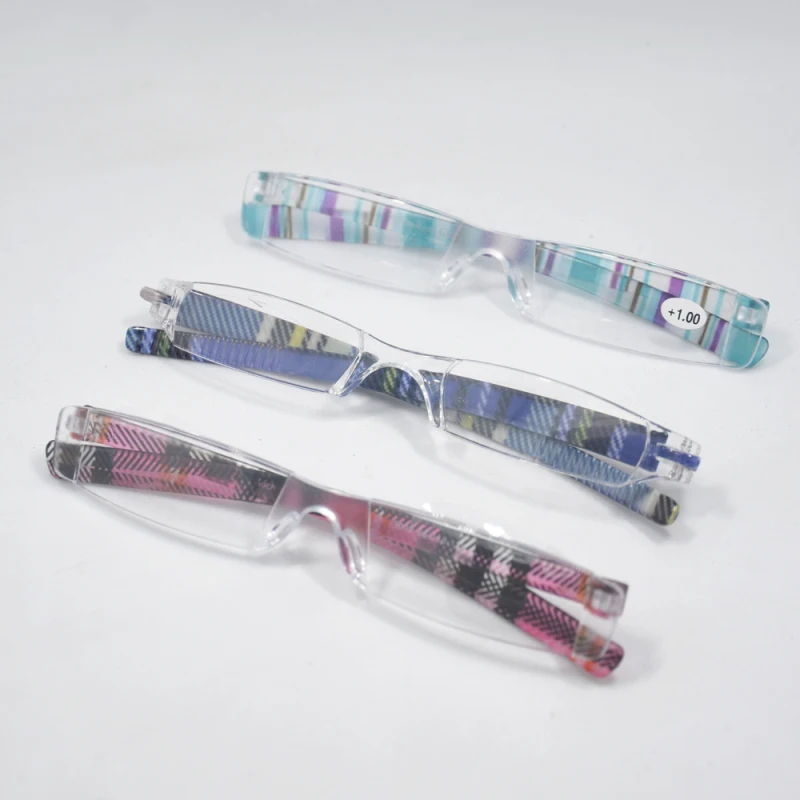 3 pairs free shipping fashion small slim reading glasses portable