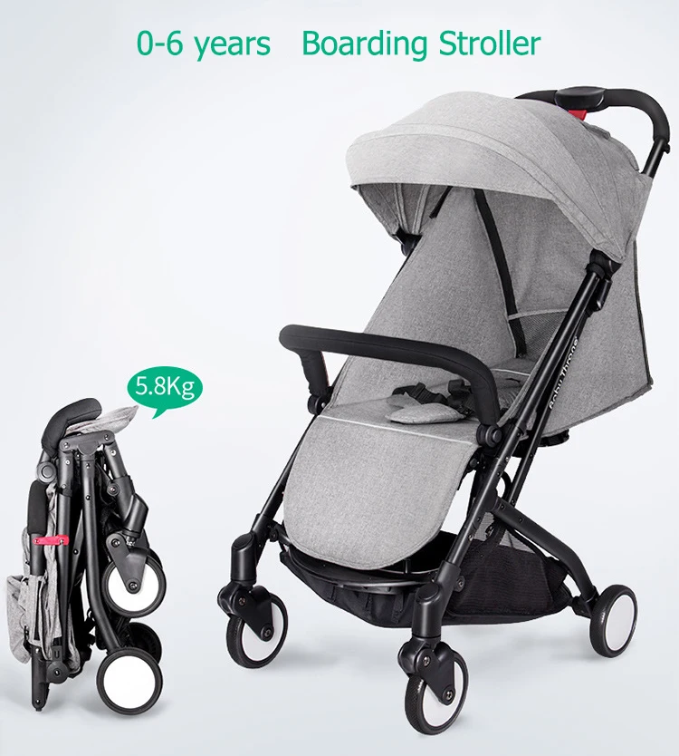 

Babythrone Baby Stroller Portable bb car Can Sit And Lie Down Folding Car 8 Colors 7 Free Gifts send leg cover newborn travel