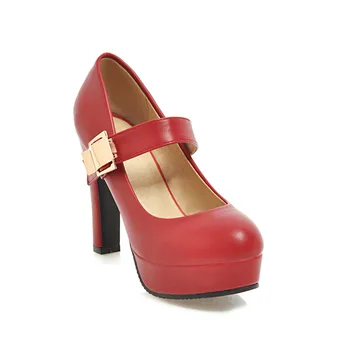 

Spring 2018 designer shoes lighter female waterproof Taiwan thick with ultra-high 43 single shoes with 40-18413