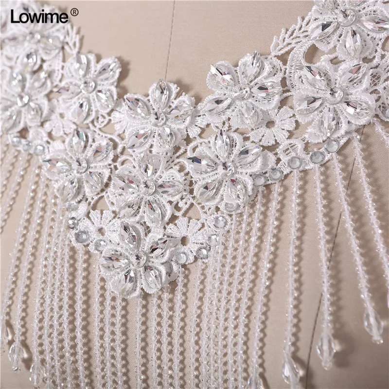 Wholesale Full Beading Wedding Jacket Bridal Bolero Shrugs Wraps Capes Wedding Accessories In Stock (5)