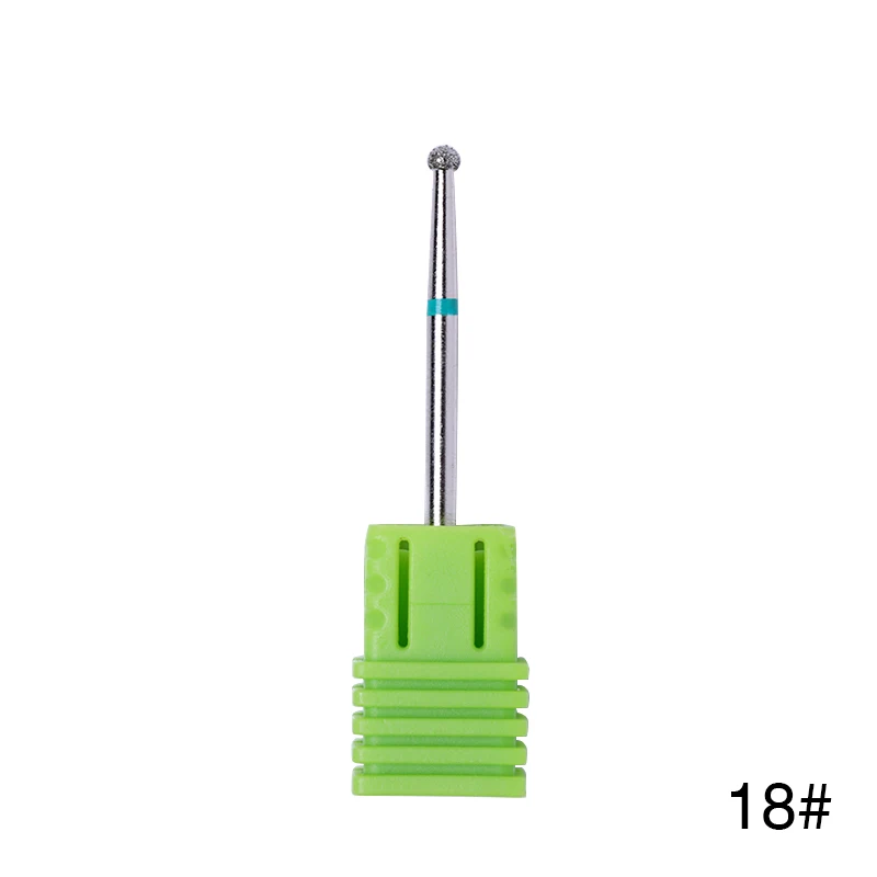 19 Тип 3/32 ''сверло для ногтей фрезерный маникюрный станок Электрический Шлифовальный Инструмент Педикюр ногтей дрель пилка для ногтей - Цвет: size A 18