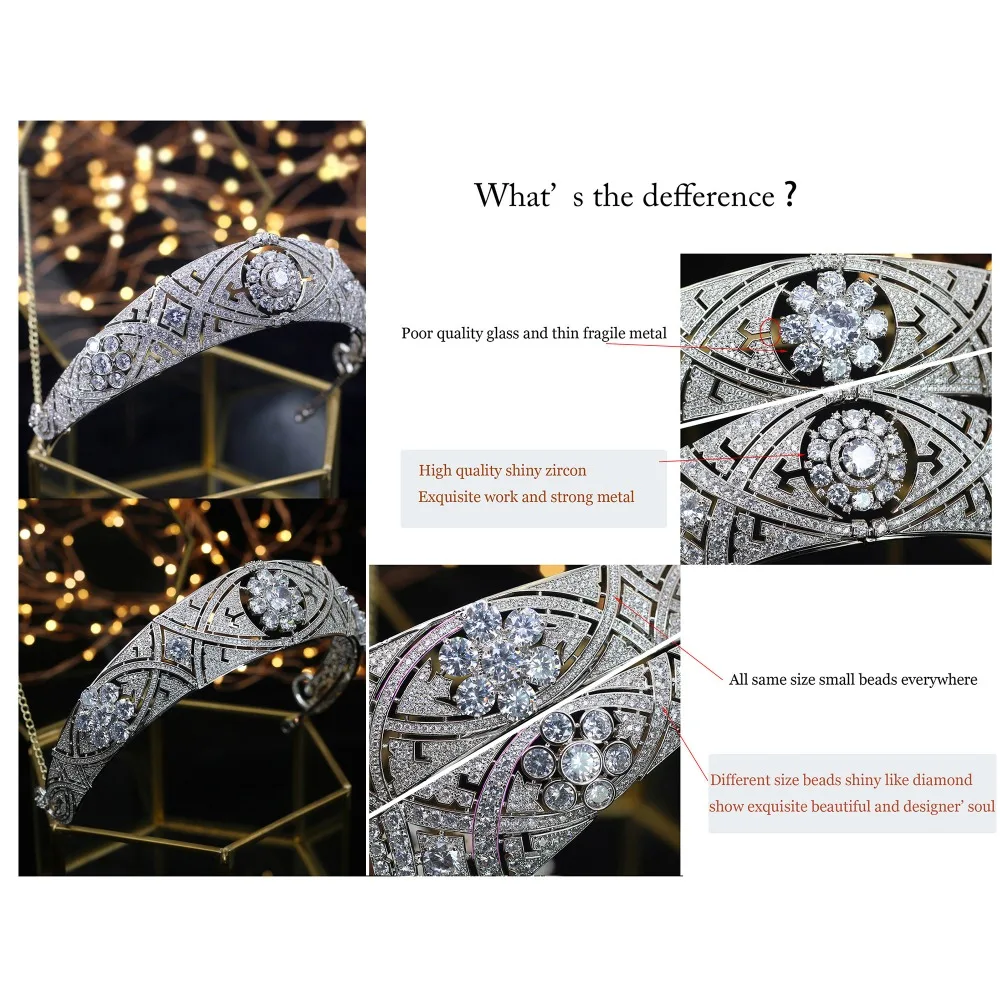 Crown Tiara Bridal Hair Accessories