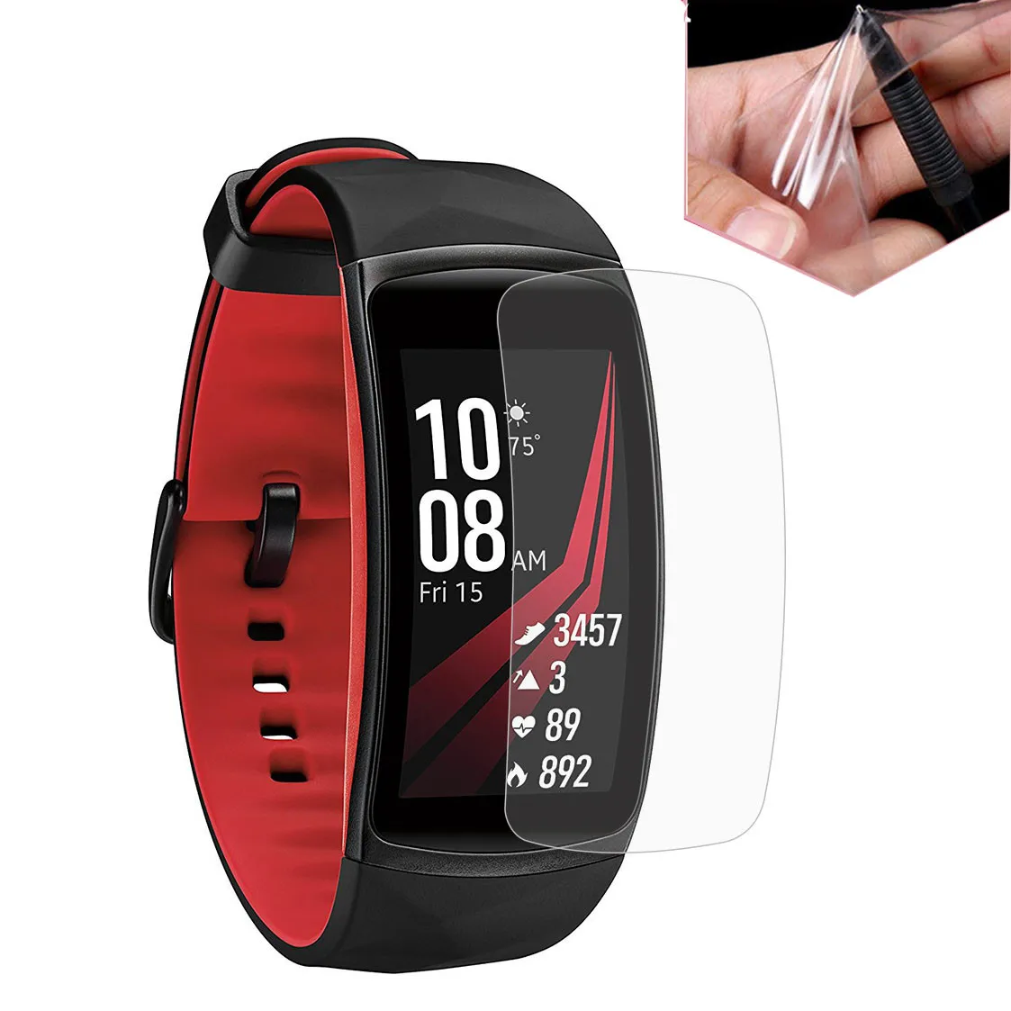 Взрывозащищенная защитная пленка для часов Samsung Gear Fit2|Цифровые часы| |
