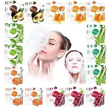 

20pcs Whitening Hydrating and Nourishing Facial Mask Oil-control Tender Skin To Repair Skin Soothe Sensitive Face Mask