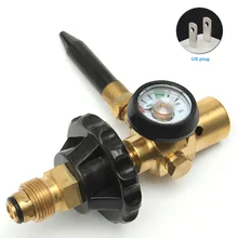 Надувная нить для бака латунь DIY воздушный шар регулятор инструмент газовый пневматический с манометром Редуктор Аксессуары Воздушный поток