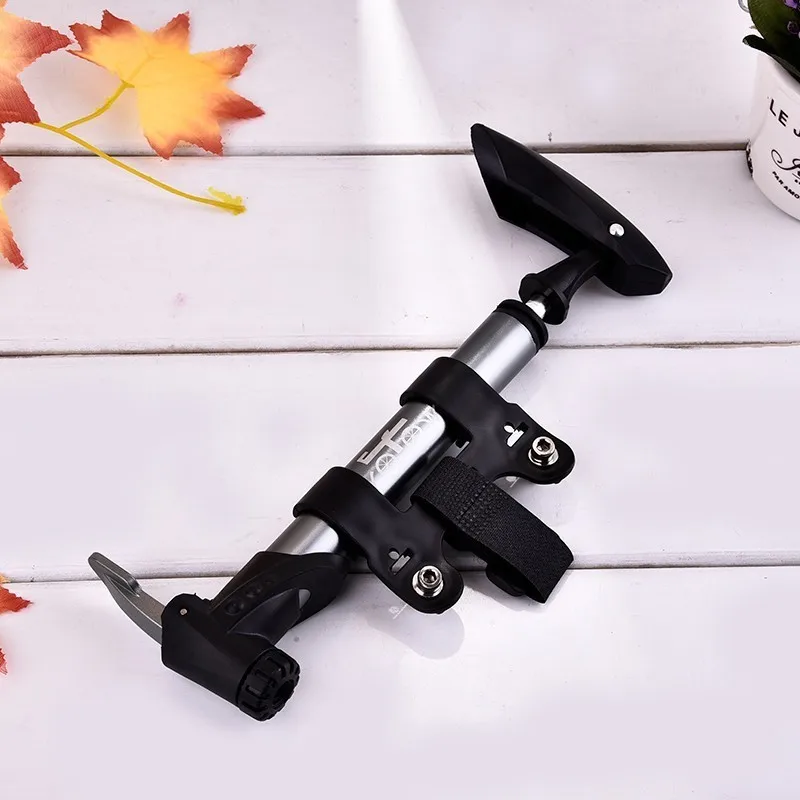 Ссветильник легкий велосипедный насос RIDECYLE портативный с манометром 100 Psi