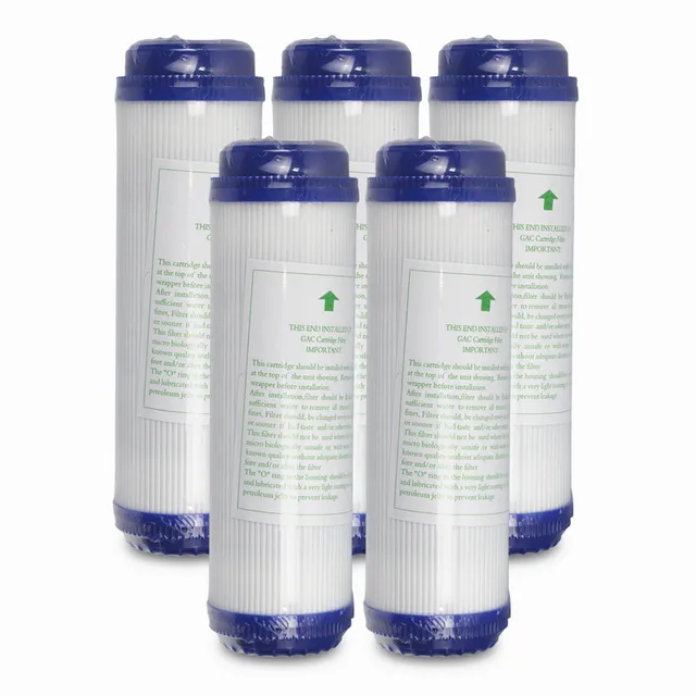 10 inch pre filter udf filter cartridge gac granular activated activated carbon water filter