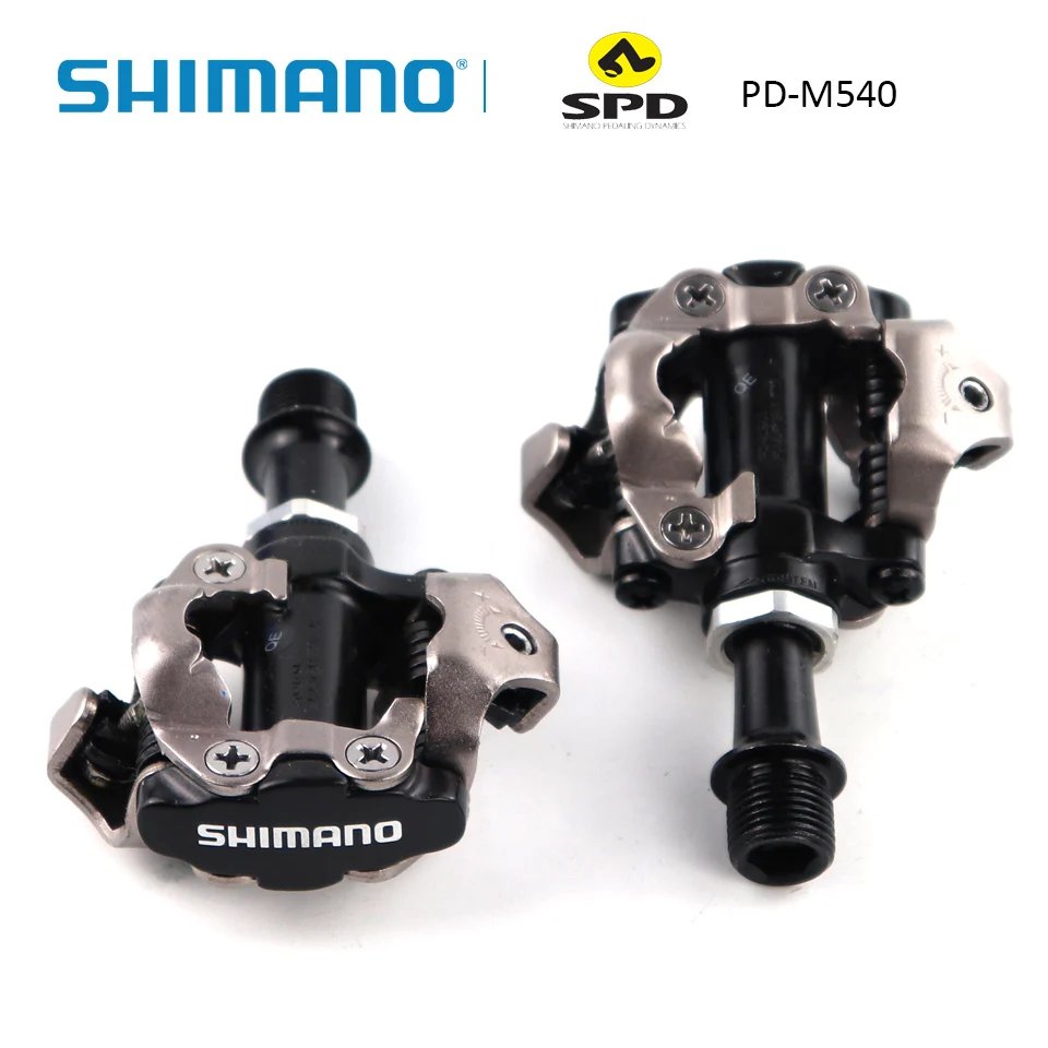 SHIMANO PD M540 PD-M540 педаль SPD хром-моли и алюминий компактный MTB велосипед Велоспорт самоблокирующиеся педали Wit SM-SH51 бутсы