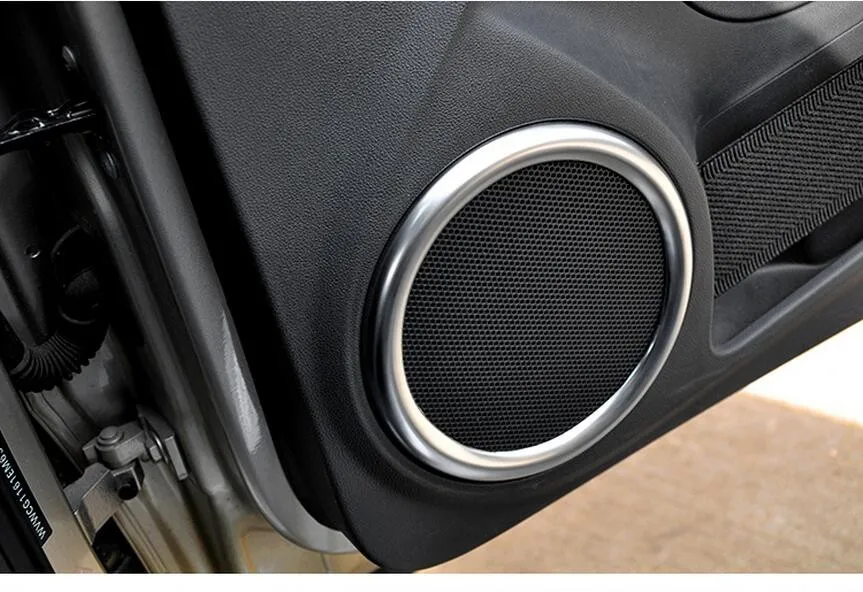 Для Фольксваген Жук дверь стерео-аудио динамик кольцо накладка наклейка петля автомобильные аксессуары