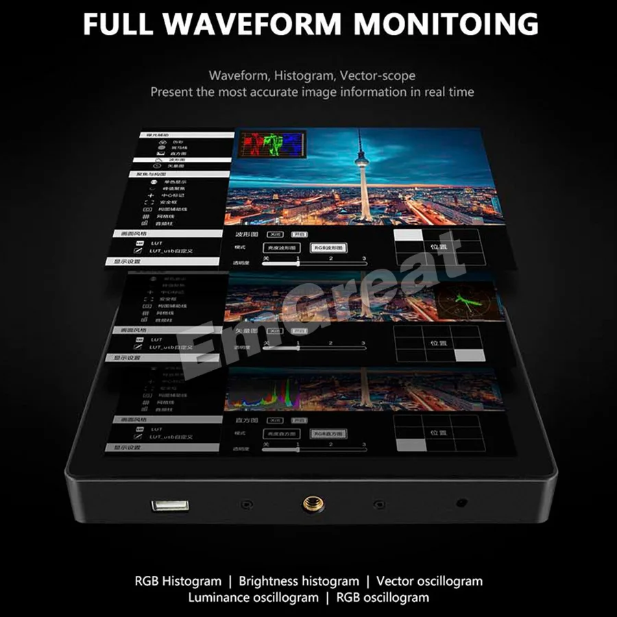 Desview R7 сенсорный экран монитор 7 дюймов ips светодиодный экран 1920*1200 4K HDMI на камеру поле DSLR монитор для Canon Nikon и стабилизатор