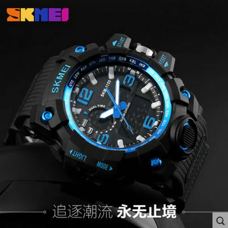 Китай поставщика relojes хронограф мужчины высокое качество dual time пластиковые
