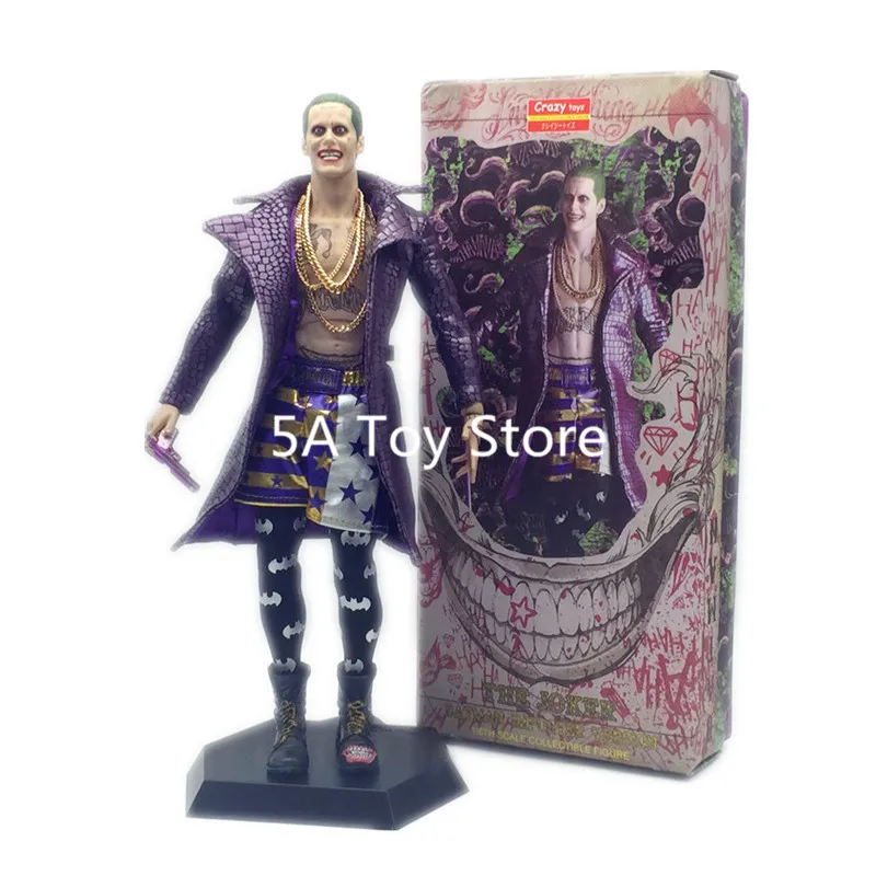 CRAZY TOYS DC SUICIDE SQUAD JOKER 12/" COLLECTIBLE FIGURE PVC STATUE NEW IN BOX