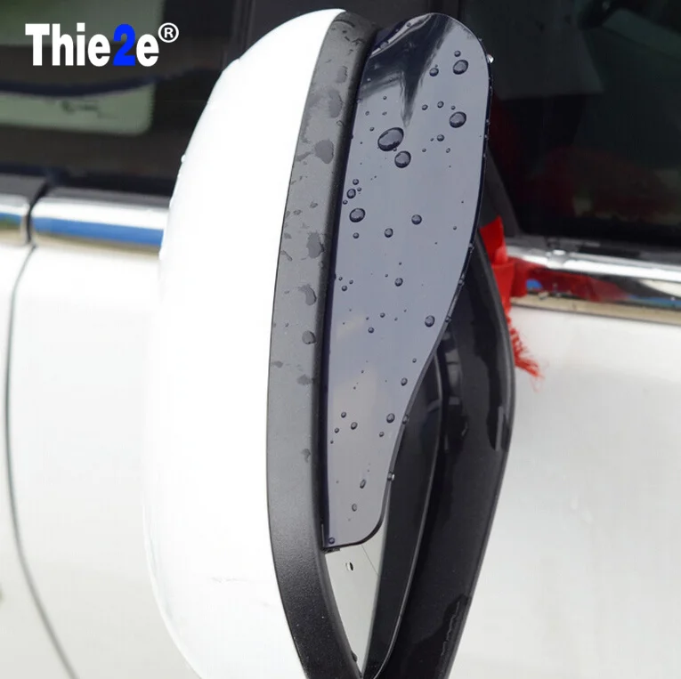 

1Pair Car Styling Rearview Mirror Eyebrow Rainproof Flexible Blade Protector PVC Accessories For Skoda Octavia A7 2013 2014 2015