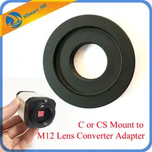 C или CS крепление на M12 объектив адаптер кольцо CS камера на M12 плата объектив для AHD SONY CCD TVI CVI Коробка камера Поддержка