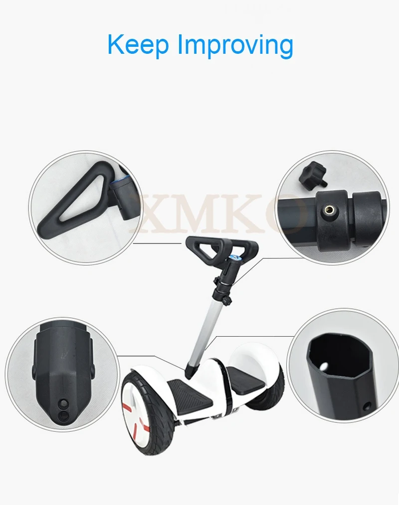 Двойное использование, расширенная ножка и ручка, алюминиевая длинная рукоятка для Xiaomi Mini NINEBOT MiniPRO, самобалансирующийся скутер, Ховерборд