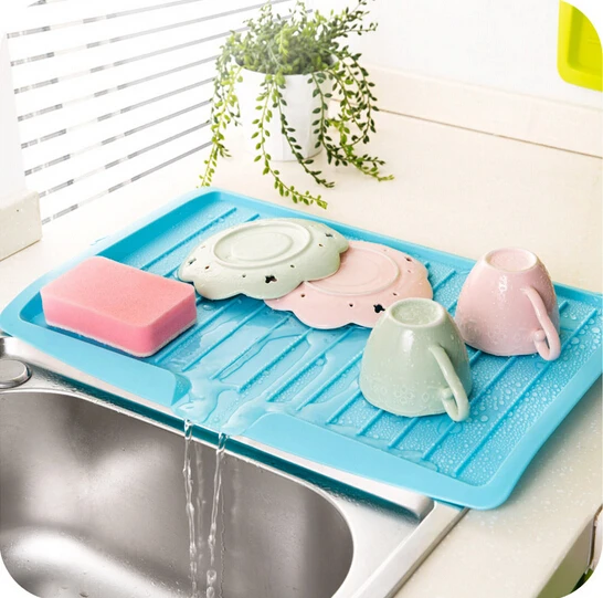New arrival Dishes sink drain and plastic filter plate storage rack kitchen shelving rack Drain