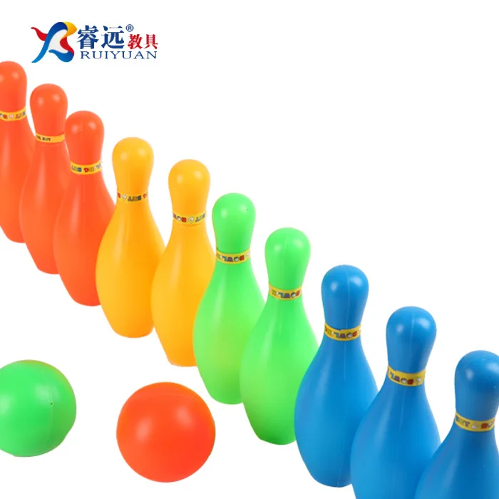 Ruiyuan الأطفال البولينج لعبة اللون كبيرة البولينج مجموعة الترفيهية الرياضية البولينج مصغرة الجملة Ruiyuan الأطفال البولينج لعبة اللون كبيرة البولينج مجموعة الترفيهية الرياضية البولينج مصغرة الجملة
