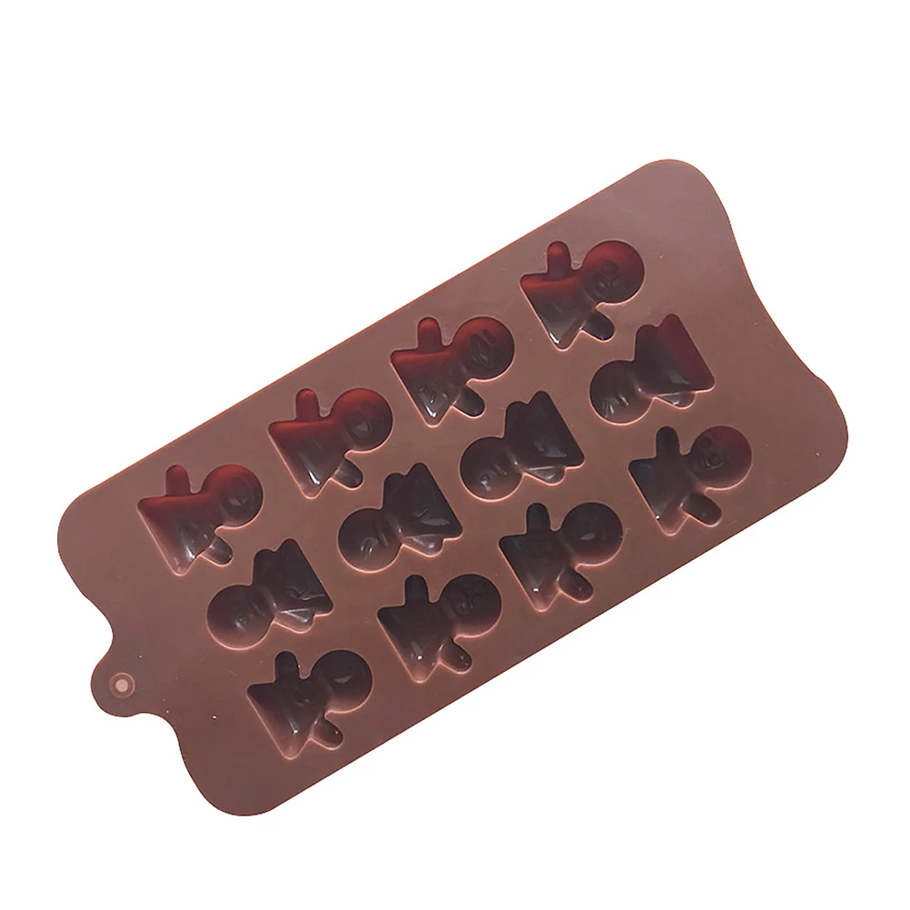 Bimbo Shape Silicone Mold With Expression For Sweets Baking Mini Cake Cupcake Chocolate Ice 12 Cavacities | Дом и сад