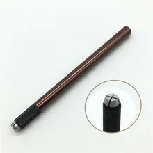 5 шт. Алюминий сплав Microblading для ручного татуажа бровей ручка для перманентных макияж бровей Управление