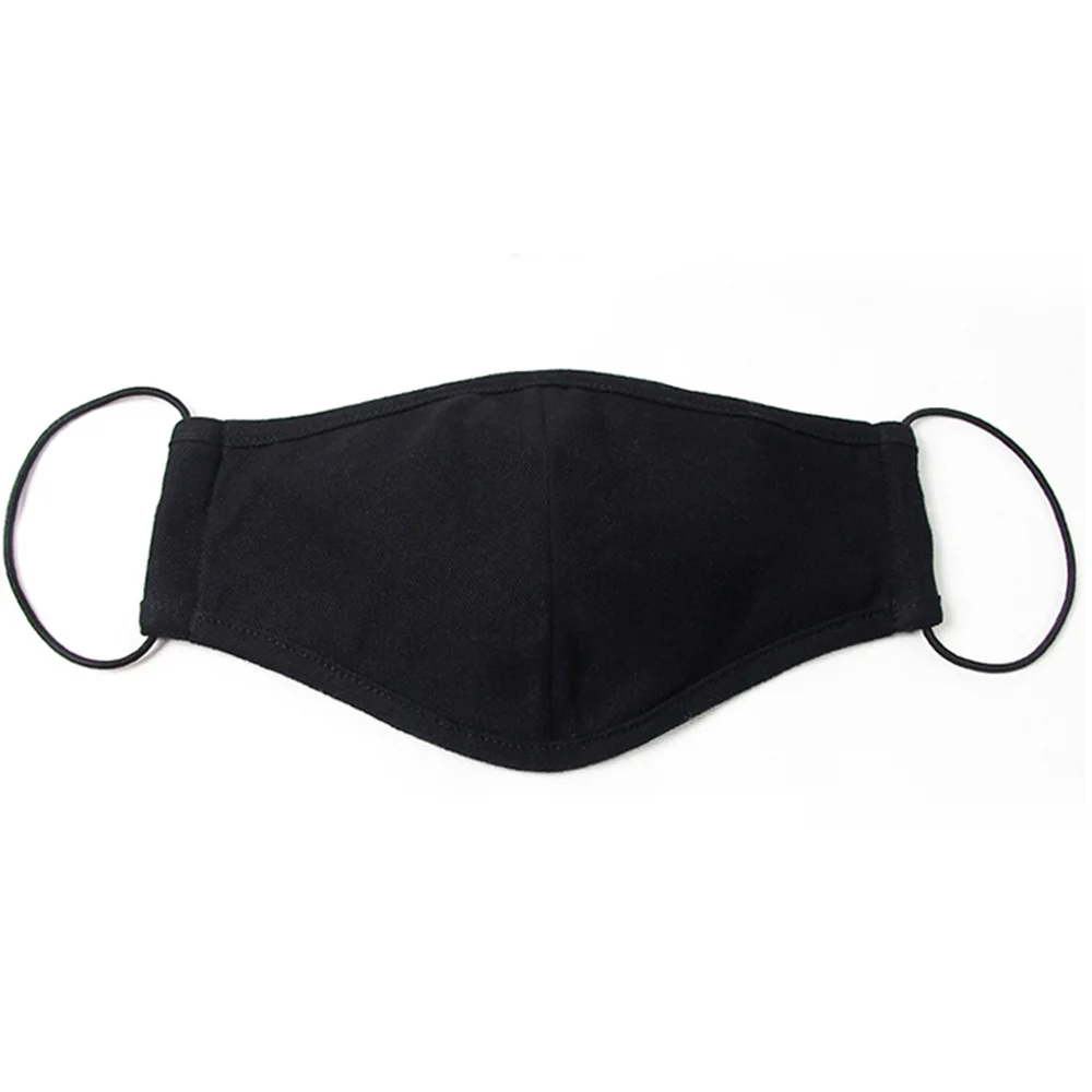 Лидер продаж 1 шт черный рот пыли маска хлопковые теплые респиратор модные черные маски для лица Для женщин Велоспорт Анти-пыли марли