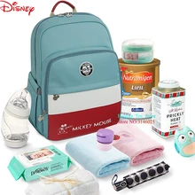 Disney сумка для детской коляски для мам сумка для бутылок модные изоляционные сумки многофункциональная большая емкость Двойной плечевой рюкзак для путешествий