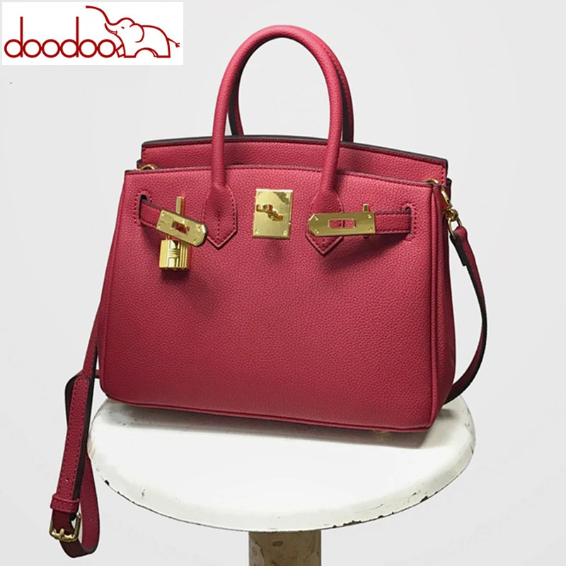 

Luxury Handbags Women Bag Gold Lock Designer Shoulder Bags High Quality Leather Crossbody Bag Ladies Casual Platinum Tote Bags