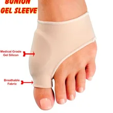 1 пара ног Bunion рукав большой носок коврик из силиконового геля метатарзальная суставная поддержка боли