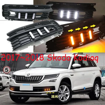 

car styling,Kodiaq daytime light;2017~2018,Chrome,Free ship!LED,Kodiaq fog light,Superb;yeti,fabia,Rapid,Octavia,motorcycle