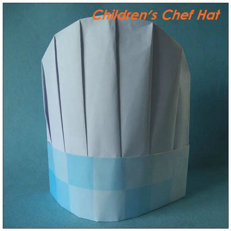 Whiteblue Paper Chef Hat 23cm 9 23cm Disposable Paper Chef