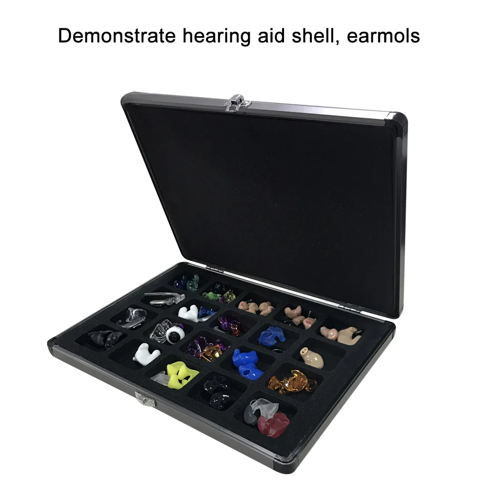 Presentation Display Case Box for Hearing Aids In-ear Monitors IEM Earphones Demonstration 3