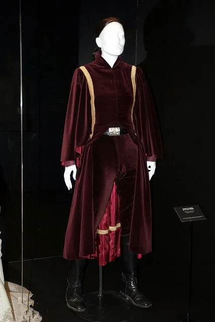 Звездные войны, Серия I-The Phantom Menace queen Padme Amidala red ooutfit, платье, костюм для косплея