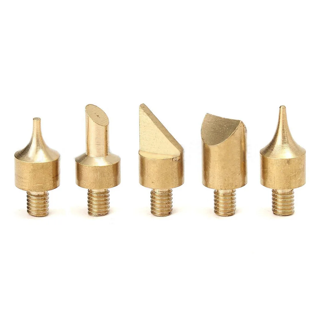 7pcs 30W Pyrography Tool AC 220-240V Electric Soldering Iron Engraving Pen Kit Set with Interchangeable Brass Tips